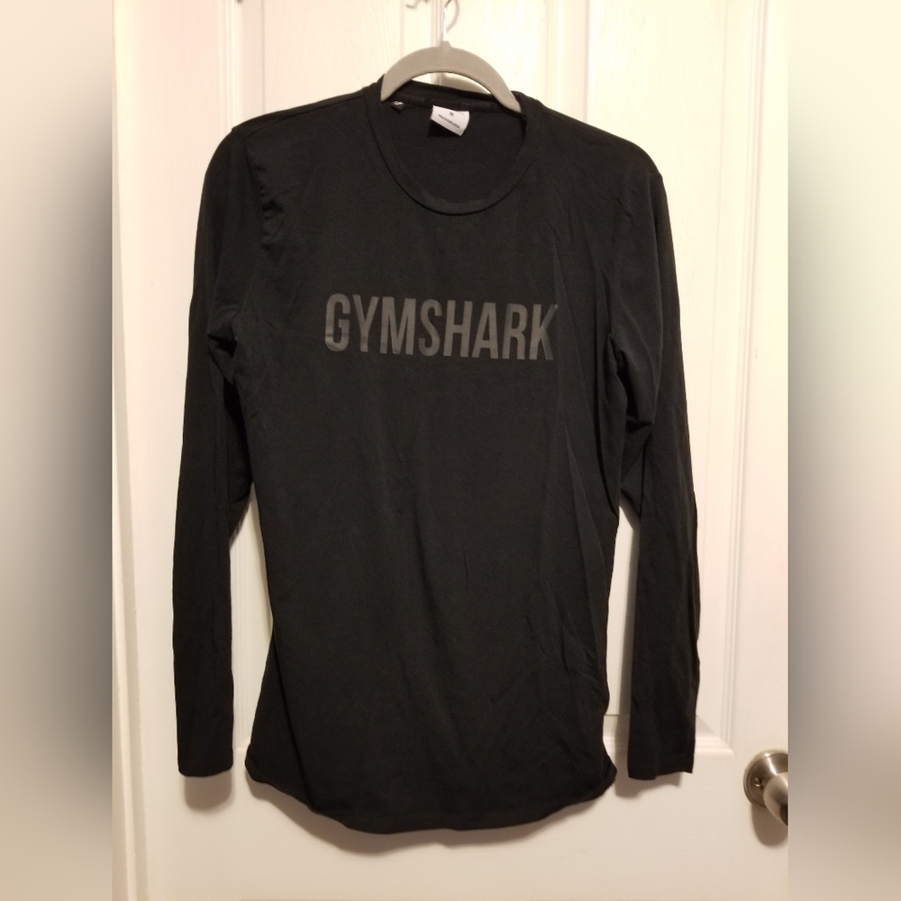 Men's Gymshark Apollo Crew T-Shirts Black/Gray Size M
